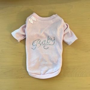 Baby Pink Dog Sweater
